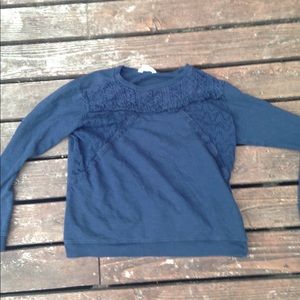 Forever 21 lacy crewneck